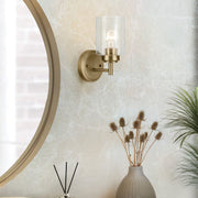 Winslow wall light, 1-light brass Ø 12cm (1)