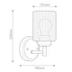Wandleuchte Winslow 1-flammig Messing Ø 12cm (11)