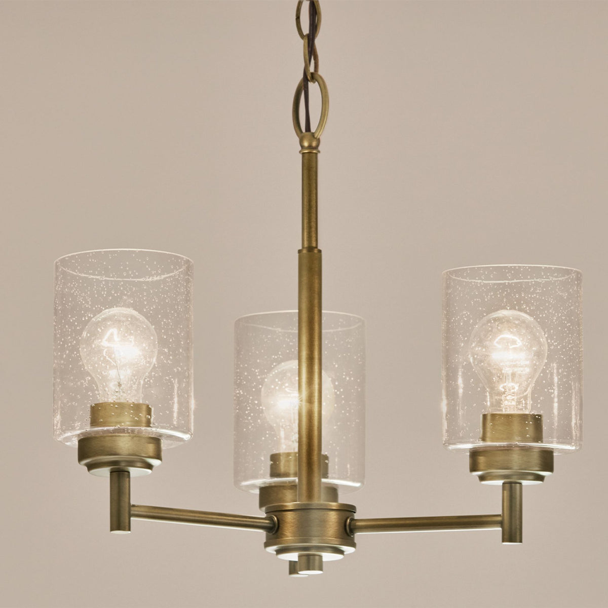 Kronleuchter Winslow 3-flammig Messing Ø 46cm (2)