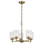 Kronelyse Winslow 5-lys messing Ø 50cm (1)
