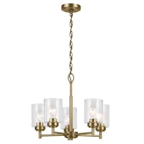 Kronleuchter Winslow 5-flammig Messing Ø 50cm (1)