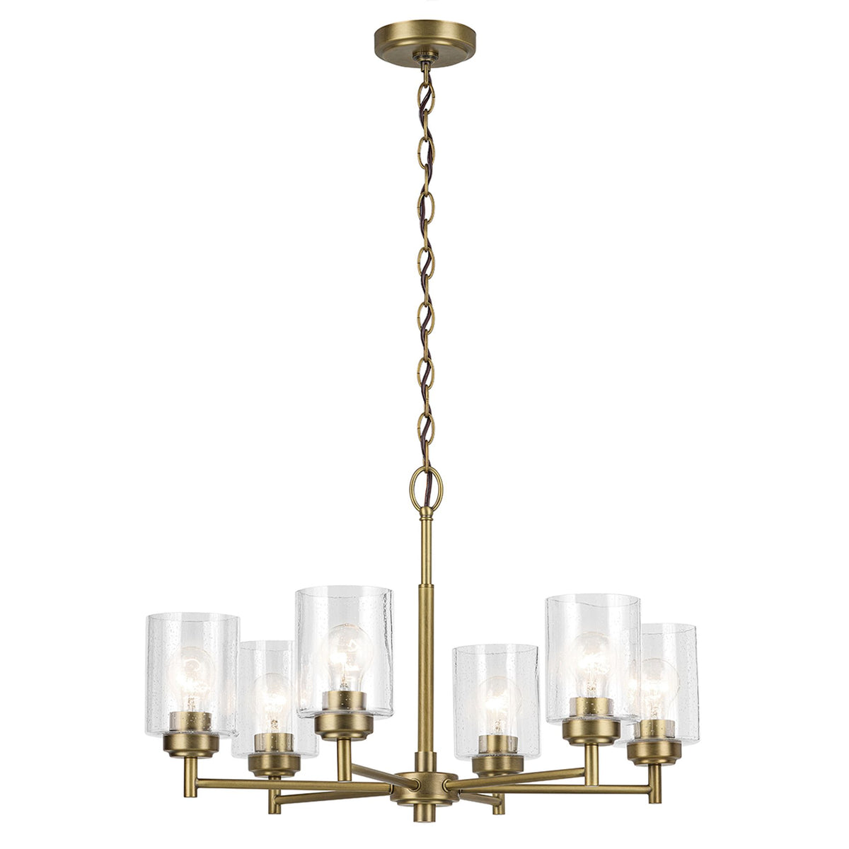 Kronleuchter Winslow 6-flammig Messing Ø 66cm (2)