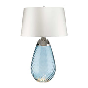 Bordlampe Lena 1-lyskilde med glassokkel (1)