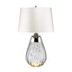 Lampada da tavolo Lena a 1 luce dimmerabile paralume in vetro 3000K (3)
