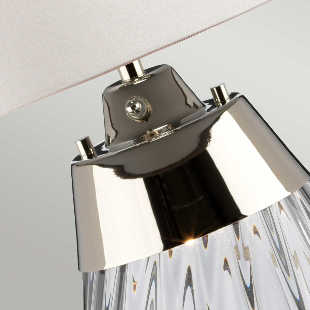 Lampada da tavolo Lena a 1 luce dimmerabile paralume in vetro 3000K (5)