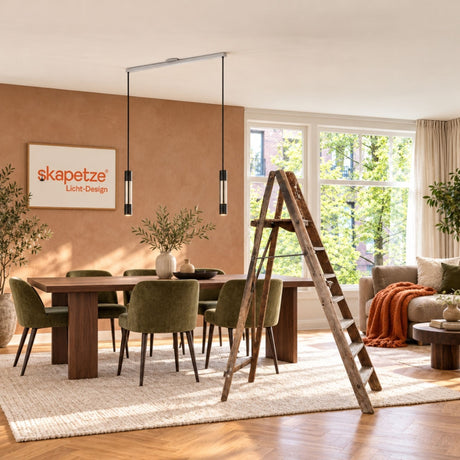 Swing 2 suspension system 90cm Twin for two pendant lights 