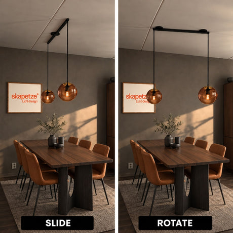 Swing 2 Aufhängesystem 110cm Twin für zwei Hängeleuchten