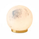LED-Tischleuchte Luna Akku Marmor, Gold dimmbar Ø12cm (1)