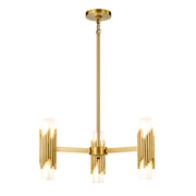 Kroonluchter Marvele 6-lichts messing Ø 66cm (1)