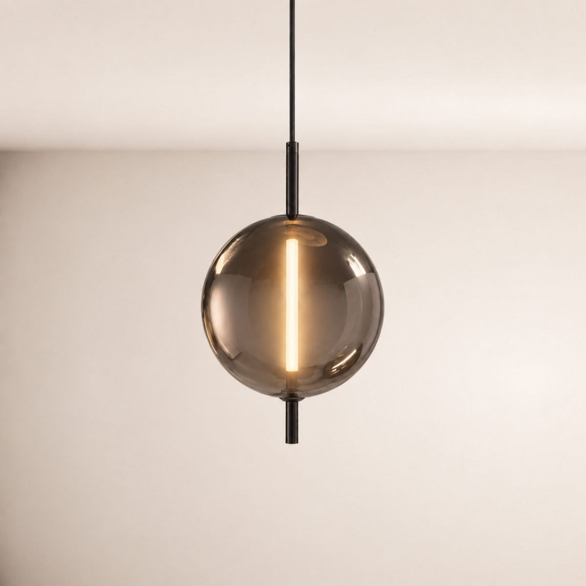 s.luce Mira LED design glaspendelarmatur 150cm 