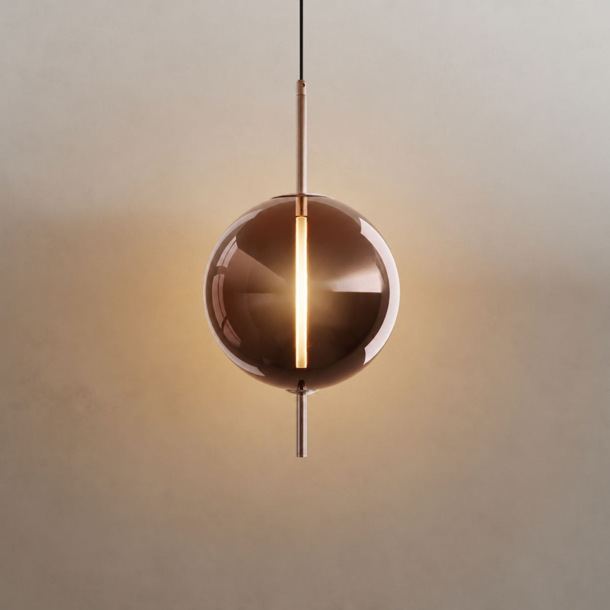 s.luce Mira LED design glaspendellampe 150 cm 
