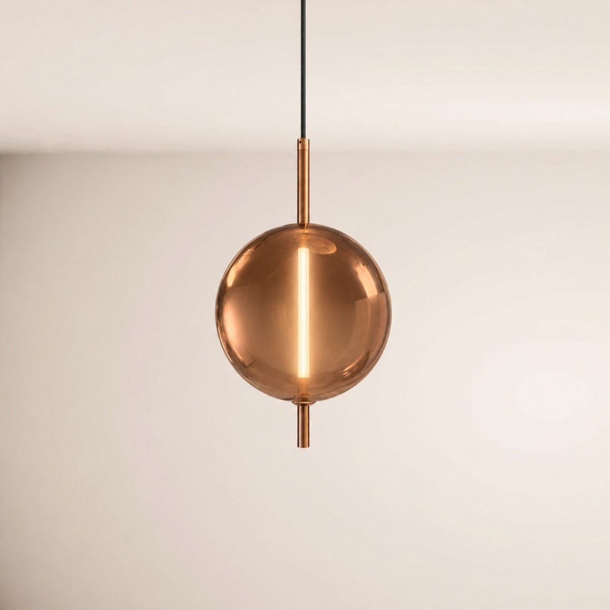 s.luce Mira LED design glaspendelarmatur 150cm 