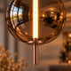 s.luce Mira Design Galerie LED Lampada a sospensione in vetro 500cm 