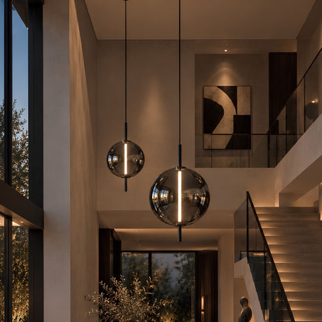 s.luce Mira Design Gallery LED Glashänglampa 500cm 