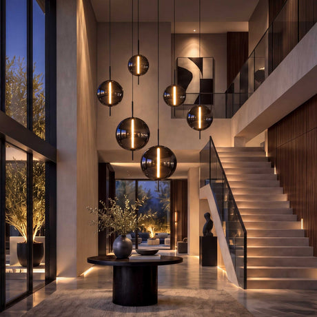 s.luce Mira Design Gallery LED Glass pendant light 500cm 