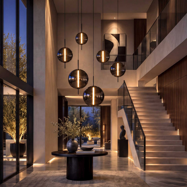 s.luce Mira Design Galerie LED Glas-Hängeleuchte 500cm (3)