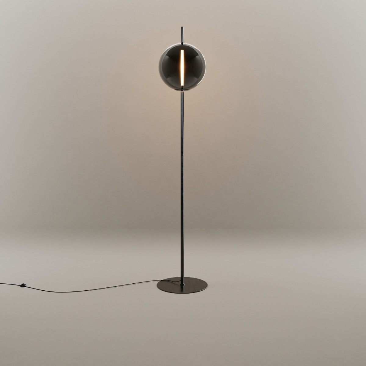 s.luce Mira Design LED Lampada da terra in vetro 175 cm 