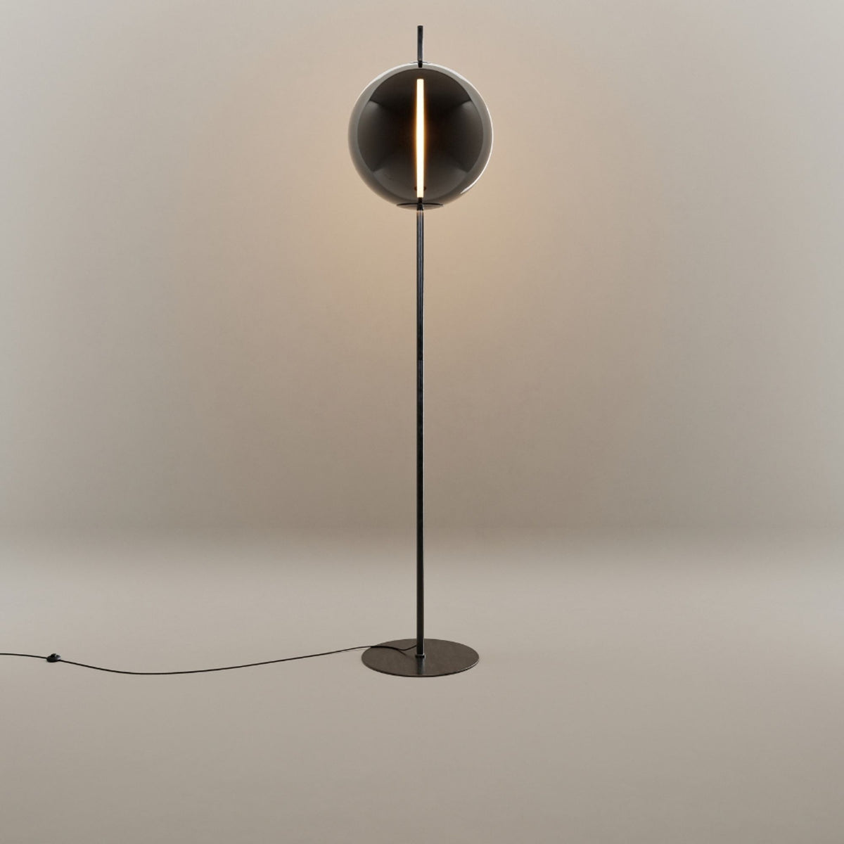 s.luce Mira Design LED Lampada da terra in vetro 175 cm 