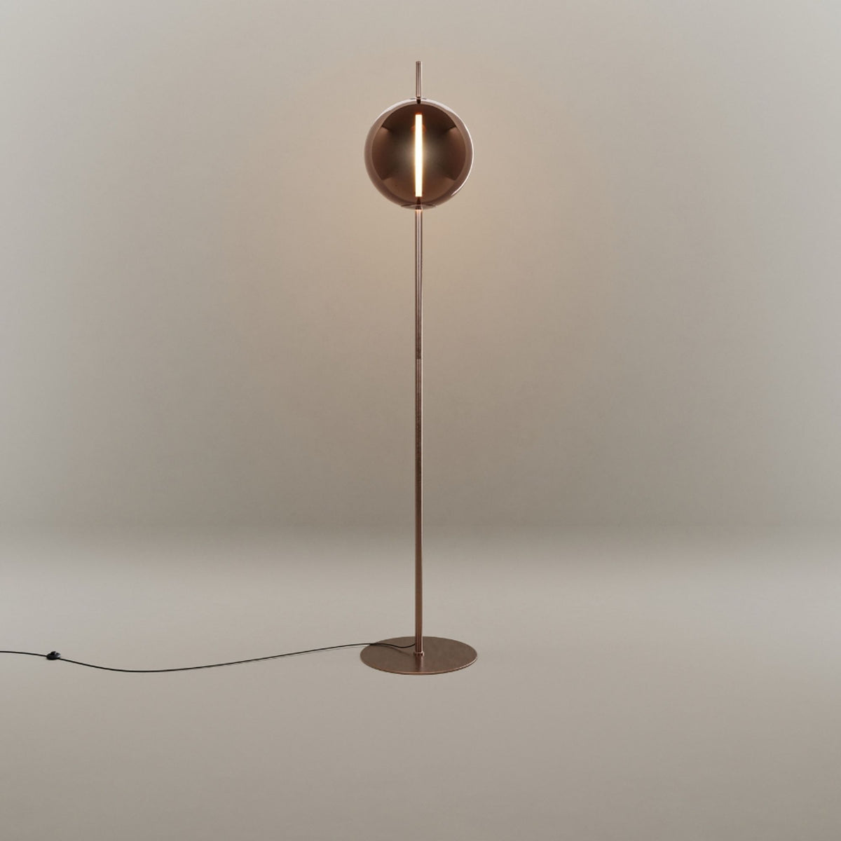 s.luce Mira Design LED Lampada da terra in vetro 175 cm 