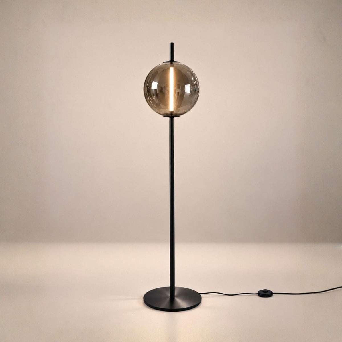 s.luce Mira Design LED Glass floor lamp 175cm 