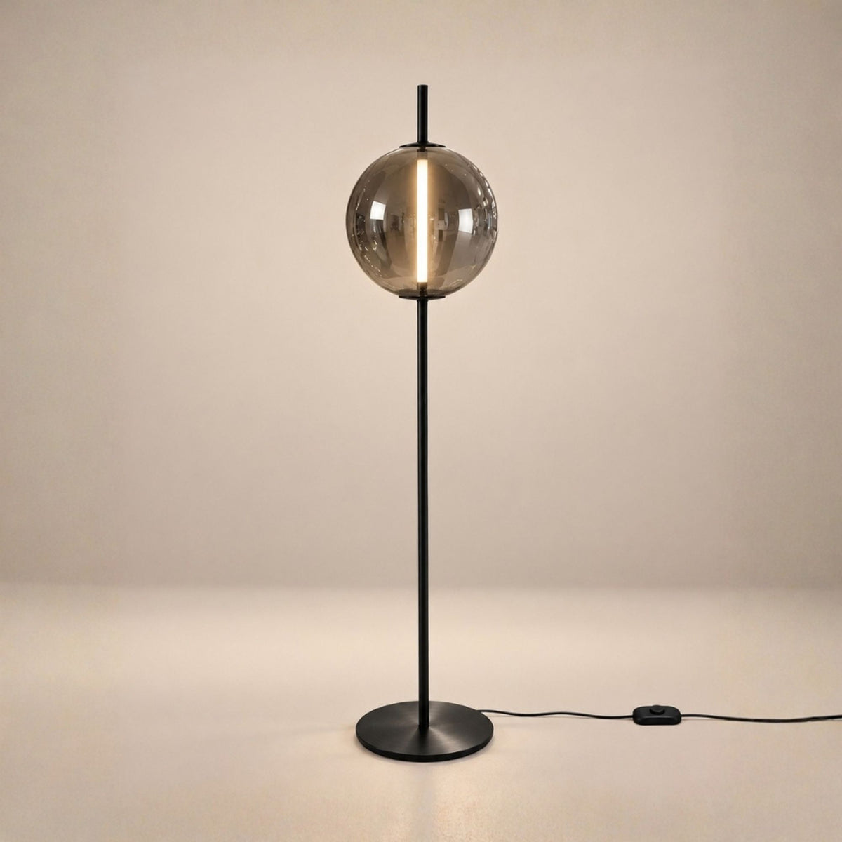 s.luce Mira Design LED Glass floor lamp 175cm 