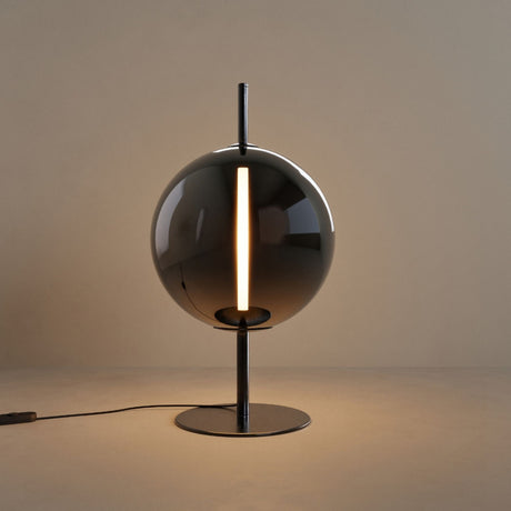 s.luce Mira LED Lampada da tavolo in vetro di design 55 cm 