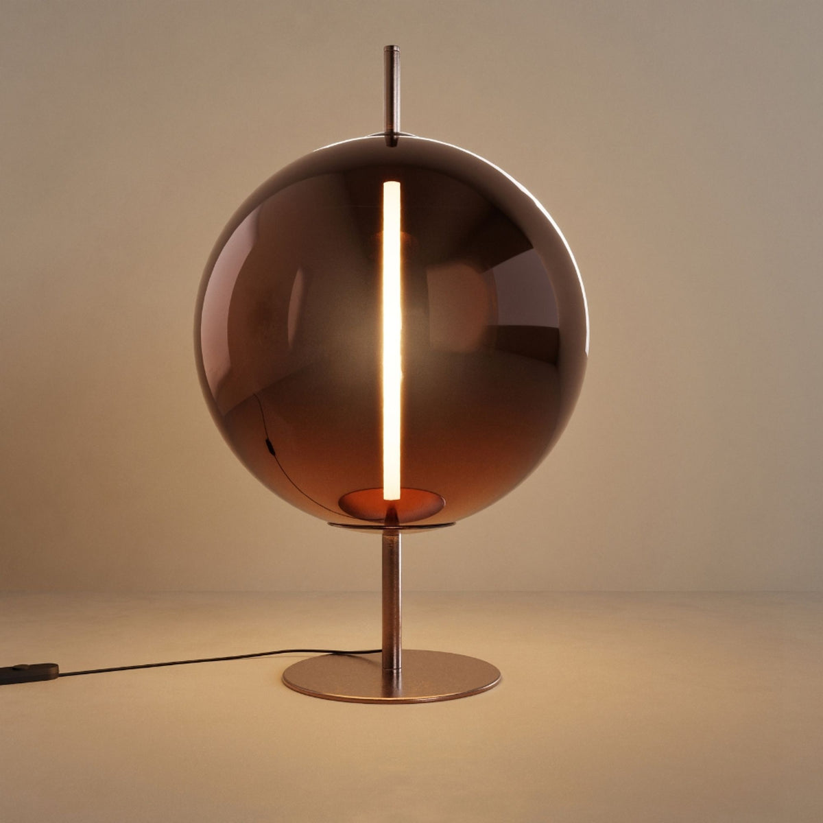 s.luce Mira LED Design glass table lamp 55cm 