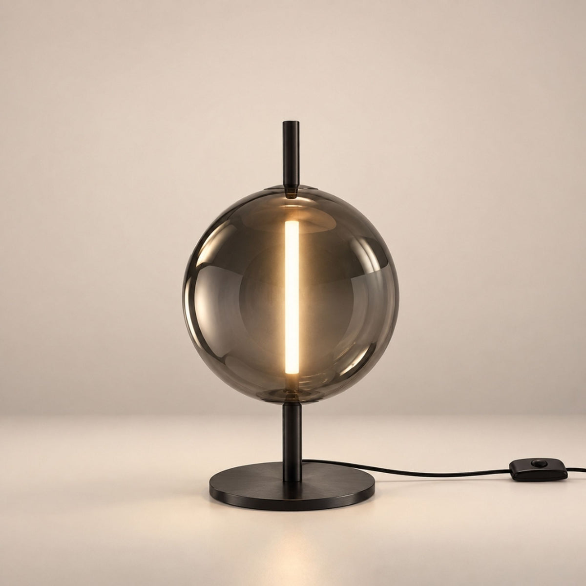 s.luce Mira LED Design glass table lamp 55cm 