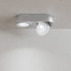 s.luce Santa Duo LED faretto da superficie orientabile e dimmerabile 