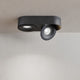 s.luce Santa Duo LED faretto da superficie orientabile e dimmerabile 