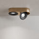 s.luce Santa Duo LED faretto da superficie orientabile e dimmerabile 