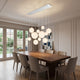 s.luce Orb spisestuelampe 12-lys 160cm 2-rækket