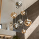 s.luce Orb glasglob gallerilampa upphängning 500cm vit