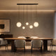 s.luce Orb dining table pendant lamp 5-light 160cm