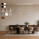 s.luce Orb dining table pendant lamp 5-light 160cm