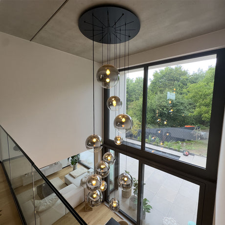 s.luce Baldaquin de luminaires suspendus modulaires multiples