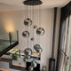 s.luce Orb XL lampe de galerie à 8 flammes avec baldaquin Modular