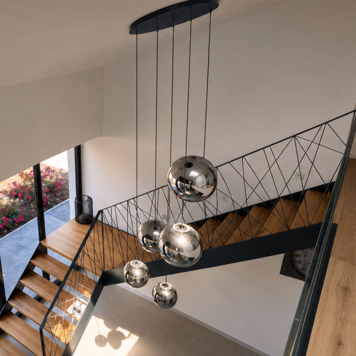 s.luce Orb Lampe de galerie à 5 flammes Modular