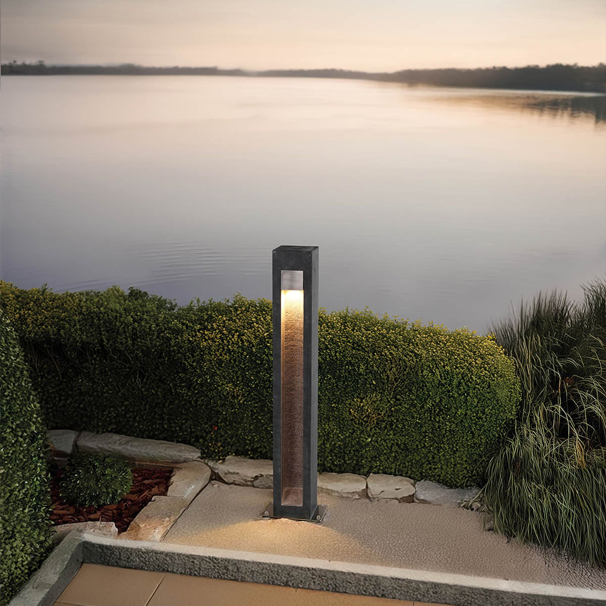 LED-Pollerleuchte Parkstone 1-flammig 16x70cm (1)