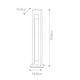 LED-Pollerleuchte Parkstone 1-flammig 16x70cm (7)