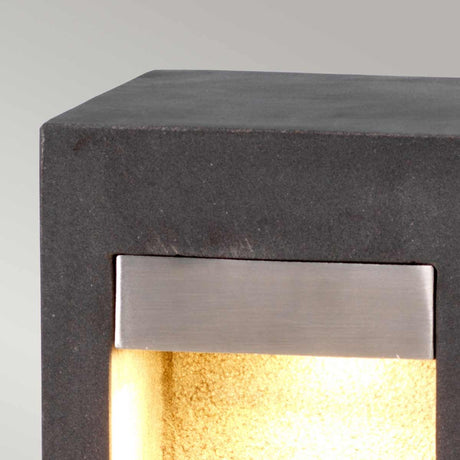 LED-Pollerleuchte Parkstone 1-flammig Basaltstein IP55 40cm (2)