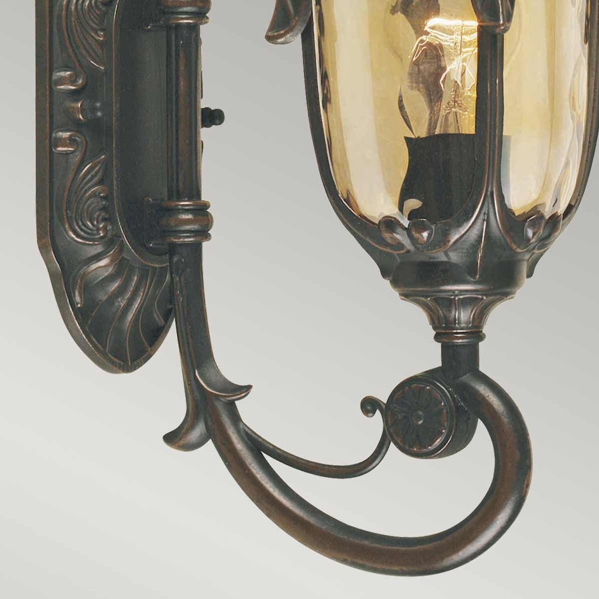 Wandleuchte Philadelphia 1-flammig Bronze 17x24cm (3)
