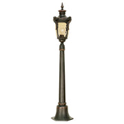 Philadelphia pedestal light 1-light IP44 bronze 116cm (1)