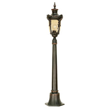 Lanterne de socle Philadelphia 1-flamme IP44 bronze 116cm (1)