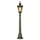 Sockellampe Philadelphia 1 lyskilde IP44 Bronze 116cm (1)