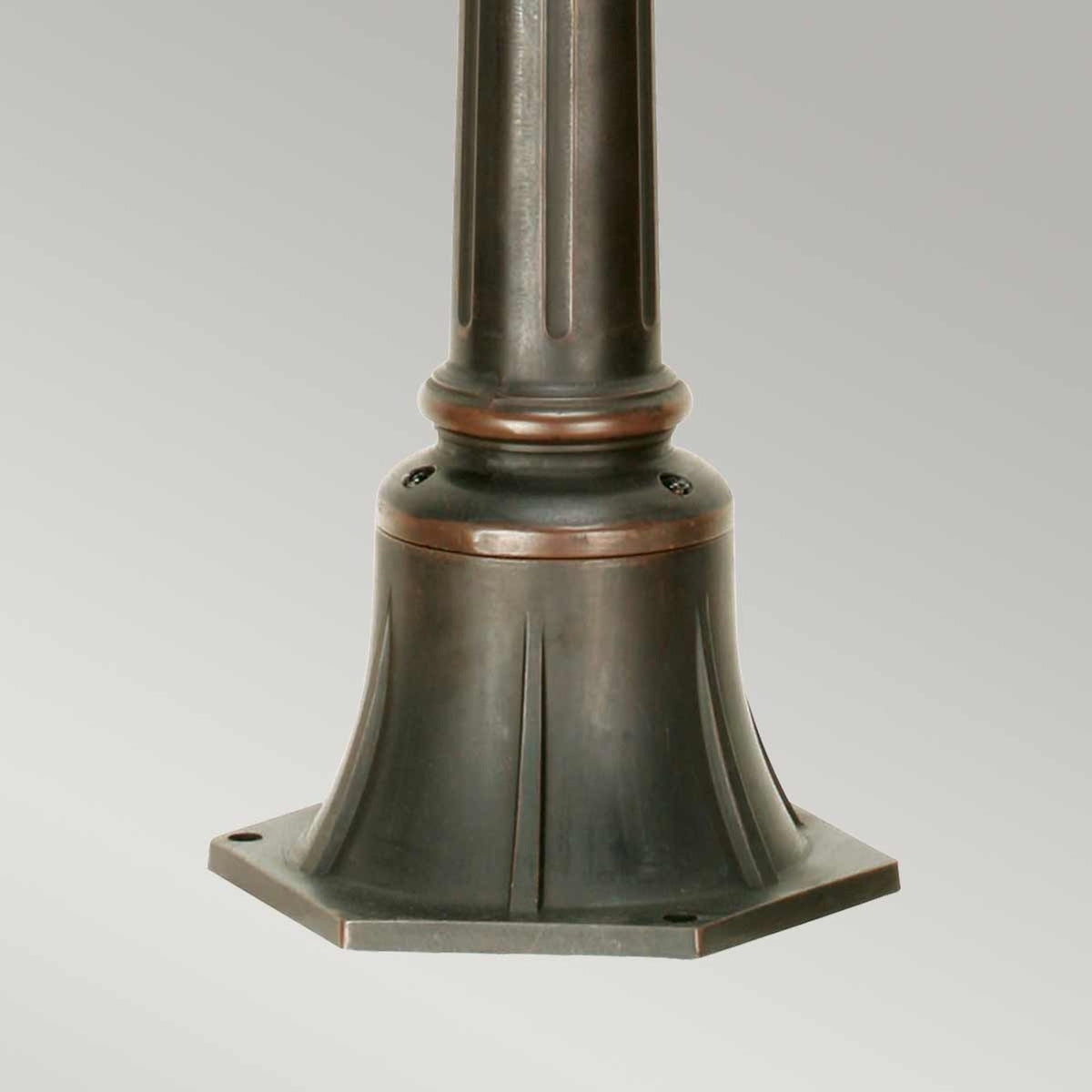 Sockellampe Philadelphia 1 lyskilde IP44 Bronze 116cm (4)