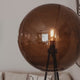 s.luce Lampada da terra Orb Tripod 160cm con globo di vetro