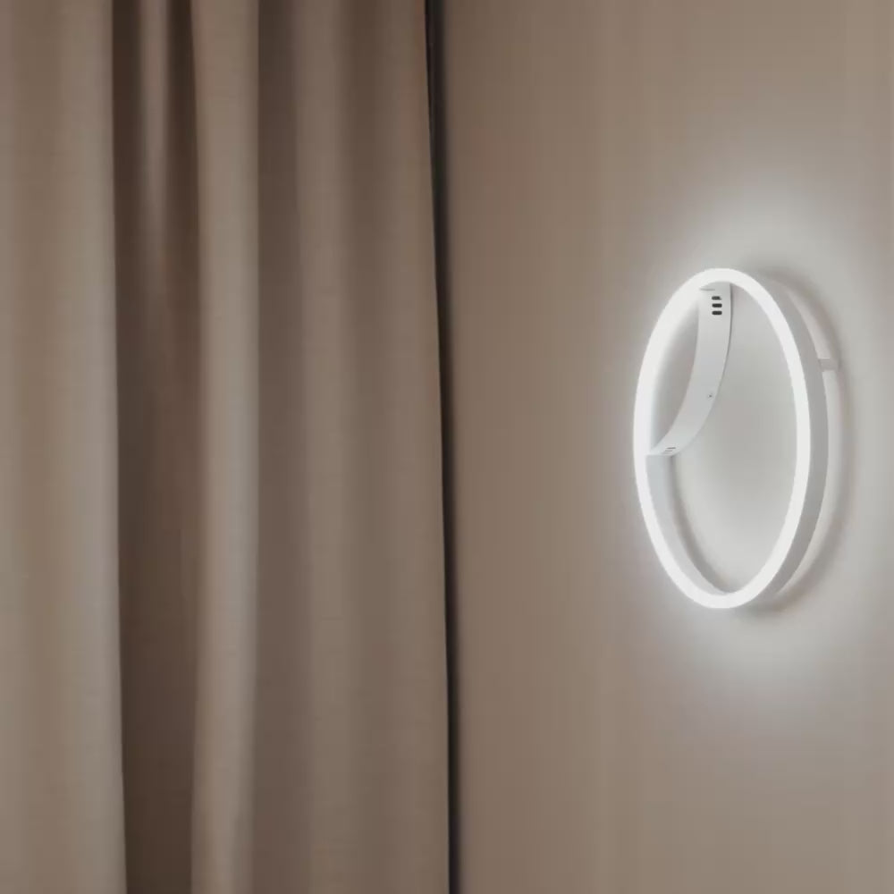 s.luce LED ring wall lamp & ceiling light dimmable modern round