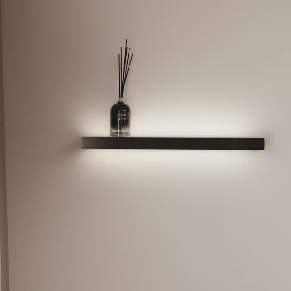 s.luce Cusa LED-Lichtboard Wandleuchte Up & Down mit indirekter Beleuchtung und Deko-Flakon