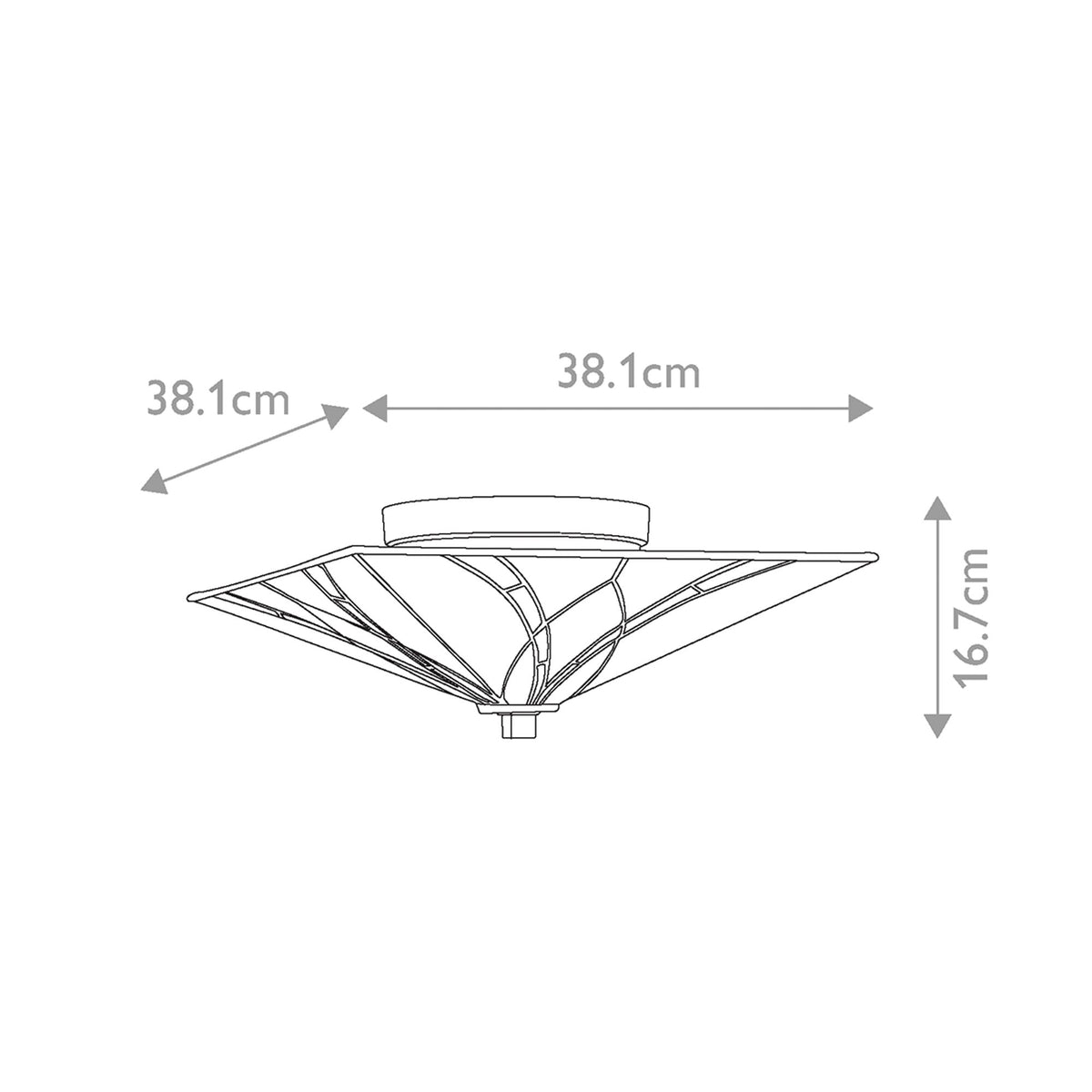 Deckenleuchte Asheville 2-flammig 38x38cm (7)